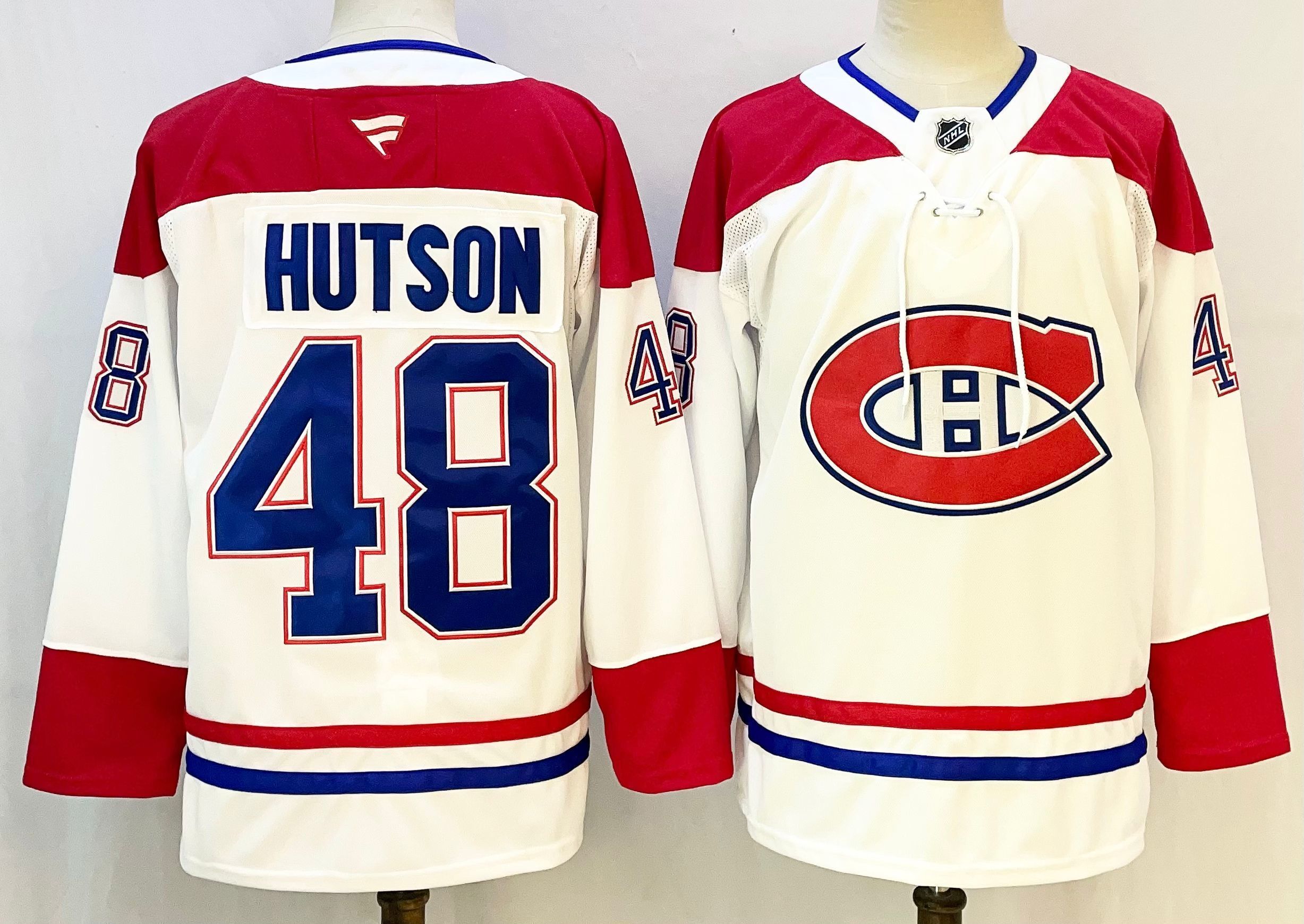 Men Montreal Canadiens #48 Hutson White 2026 Adidias NHL Jersey style 001